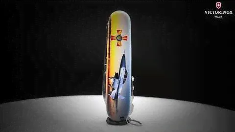 Огляд складаного ножа Victorinox CLIMBER ARMY Літак + Емблема ПС ЗСУ 1.3703.3.W3040p