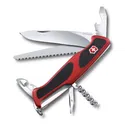 Нож Victorinox RangerGrip 55, 130 мм, 12 функций, красный 0.9563.C