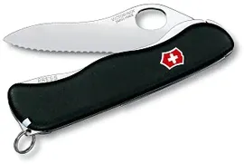 Нож Victorinox Sentinel One Hand черный