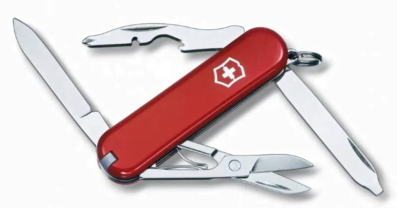 Нож перочинный Victorinox Rambler 0.6363 58мм 10 функций красный-0