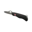 Нож Victorinox Sentinel One Hand belt-clip, 111 мм, 5 функций, с фиксатором лезвия, черный