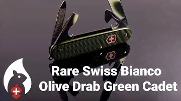 Rare Victorinox Cadet Olive Drab Green by Swiss Bianco