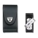 Чехол Victorinox Leather Belt Pouch черный с застежкой на липучке, повор.креп.на ремень без упаковки 4.0521.31