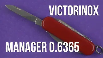Распаковка Victorinox Manager 0.6365