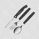 Набор походный столовых приборов Swiss Classic, рукоять черная, 6.7192.F3, VICTORINOX