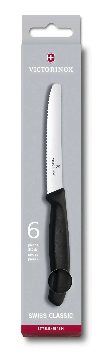 Набор Victorinox кухонный, 6 предметов, черный