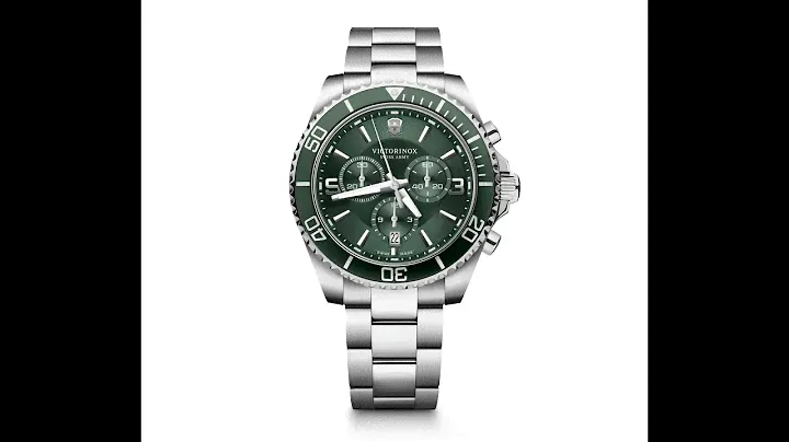 Victorinox Maverick Chronograph in green, 43 9 mm 241946