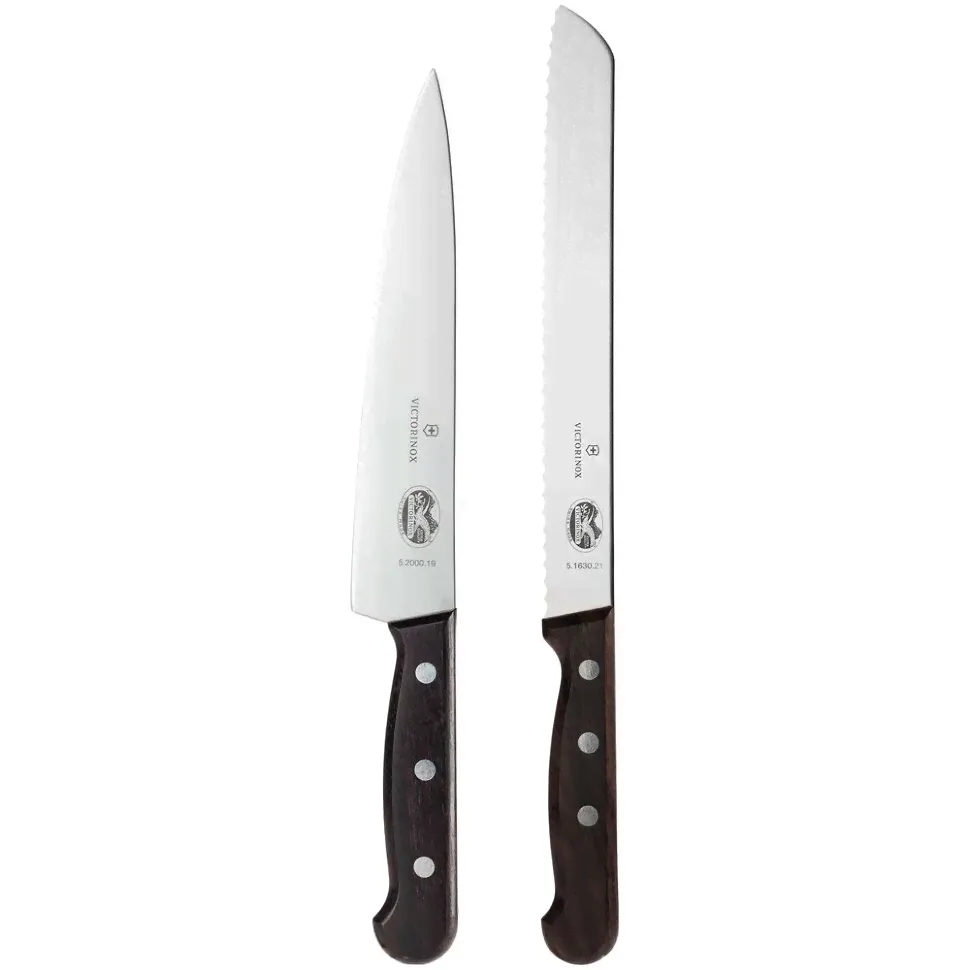 Набор из 2 кухонных ножей Victorinox Wood-0