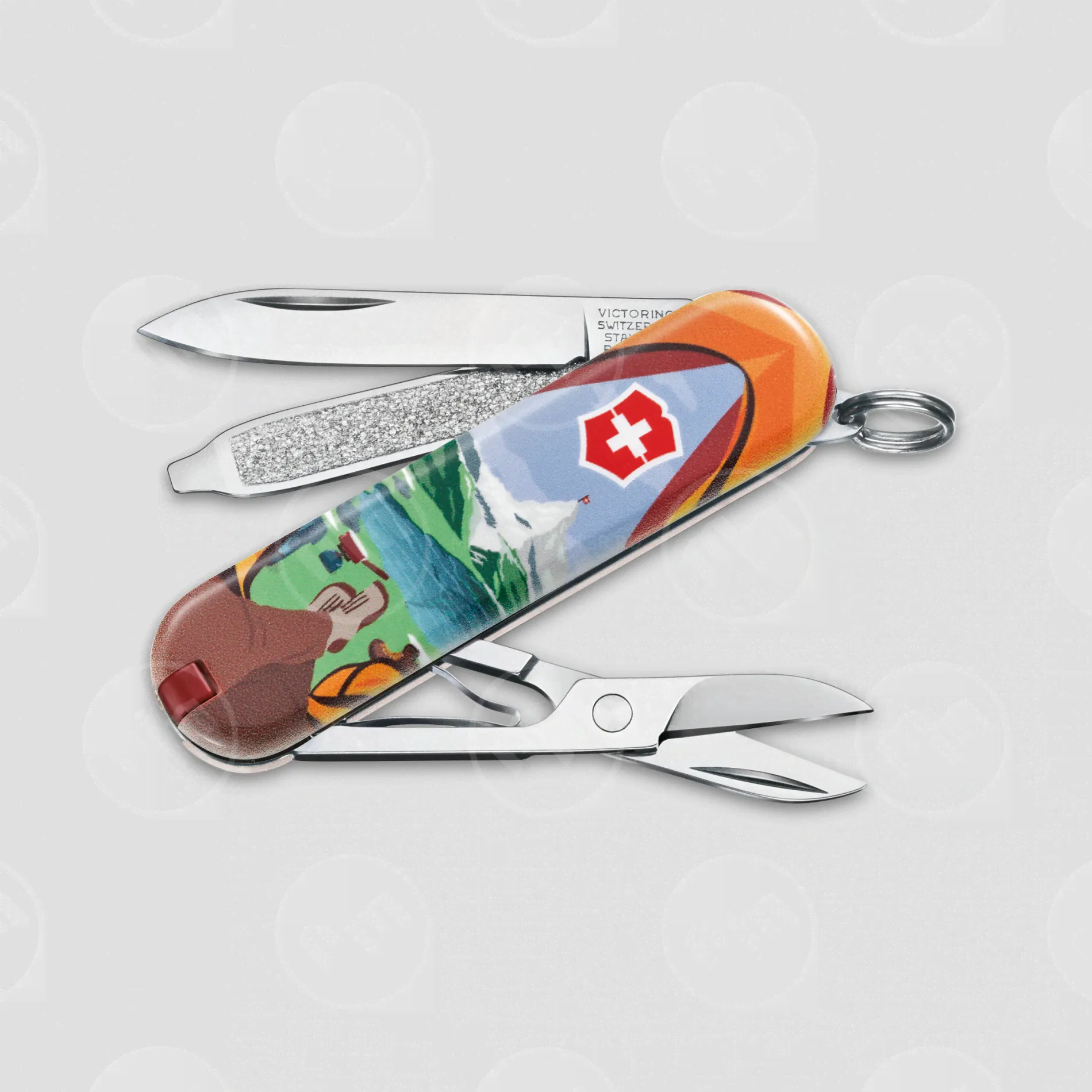 Нож швейцарский складной Classic SD Call of Nature, 7 функций, 4 см, 0.6223.L1802V, VICTORINOX-0