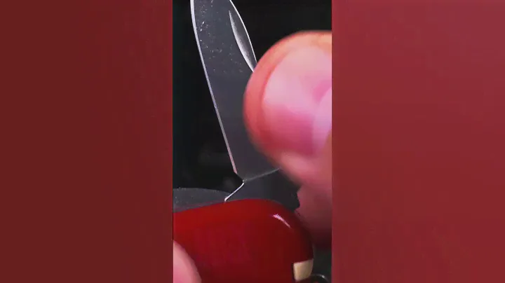 Sharpening a Victorinox Swiss Army Knife 2 #pocketknives #victorinox #survival