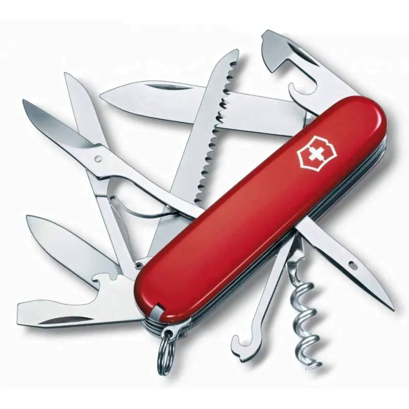 Нож перочинный Victorinox Huntsman (1.3713.2R) 91мм 14функций синий карт.коробка-0