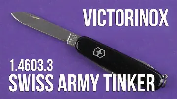 Распаковка Victorinox Swiss Army Tinker 1.4603.3