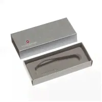 Коробка для ножей VICTORINOX 91 мм толщиной до 2 уровней, картонная, серебристая Victorinox MR-4.0136.07-0