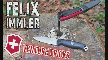 Tricks to drill "big" holes with the self cut speed drill from the Victorinox Venture Tool Kit.