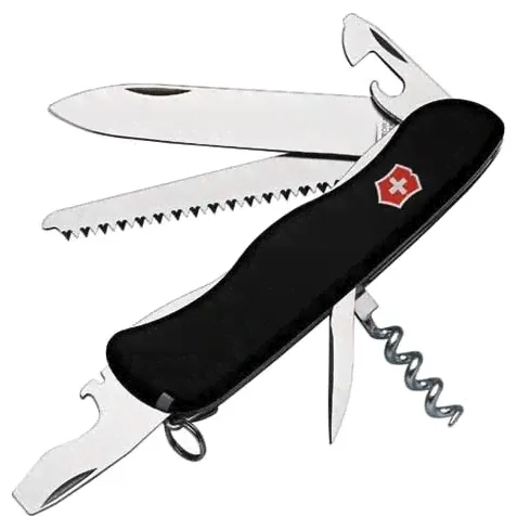 Нож VICTORINOX Forester многофункциональный черный