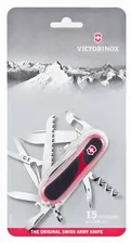 410 Victorinox Нож перочинный Victorinox EvoGrip S17 (2.3913.SCB1) красно-черный блистер 15 функций пластик/сталь