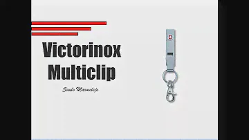 Victorinox Multiclip + Pin Negro