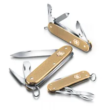 Нож Victorinox Alox Classic, 58 мм, 5 функций, золотистый (подар. упаковка)