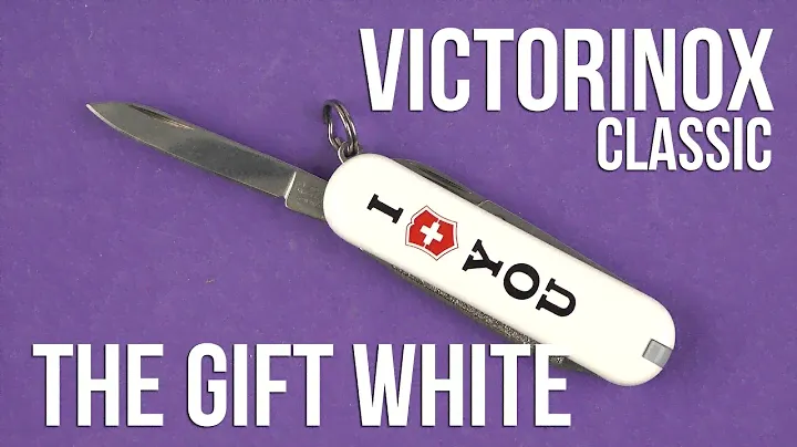 Распаковка Victorinox Classic The Gift White Vx06223.857