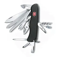 Нож перочинный Victorinox WorkChamp 111мм 21 функция чёрный-0