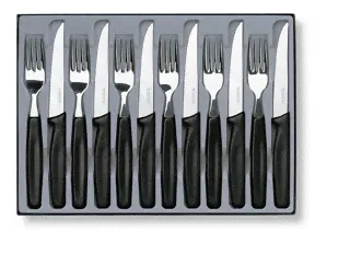 Набор Victorinox столовый, 12 предметов, черный-0