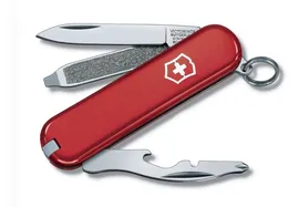 Нож-брелок VICTORINOX Rally, 58 мм, 9 функций, красный, арт. 601187