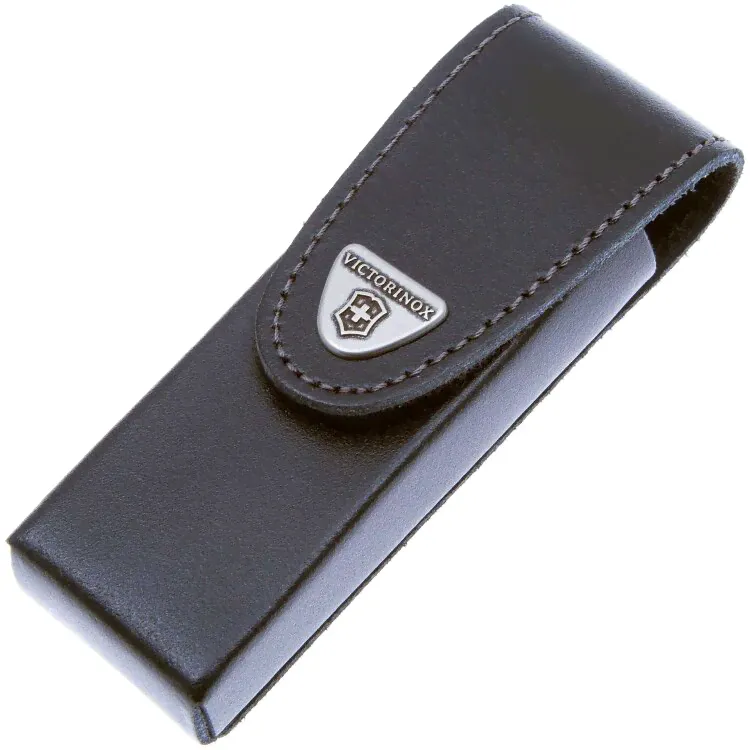 Чехол для ножа Victorinox черный кожа 111мм