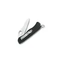 Нож Victorinox Sentinel One Hand belt-clip, 111 мм, 5 функций, с фиксатором лезвия, черный