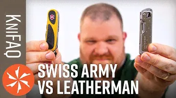 KnifeCenter FAQ #99½: Leatherman vs Victorinox Swiss Army Knives