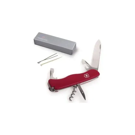 Нож Victorinox Picknicker, 111 мм, 11 функций, с фиксатором лезвия, красный-0