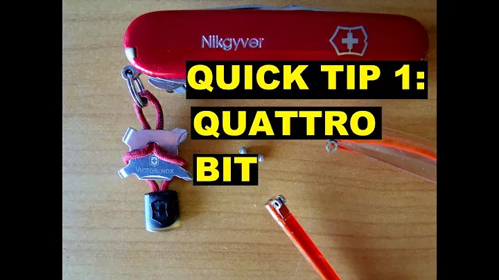Quick tip1: victorinox Quattro screwdriver(English).Χρησιμη Συμβουλη 1: Victorinox Quattro(Ελληνικα)
