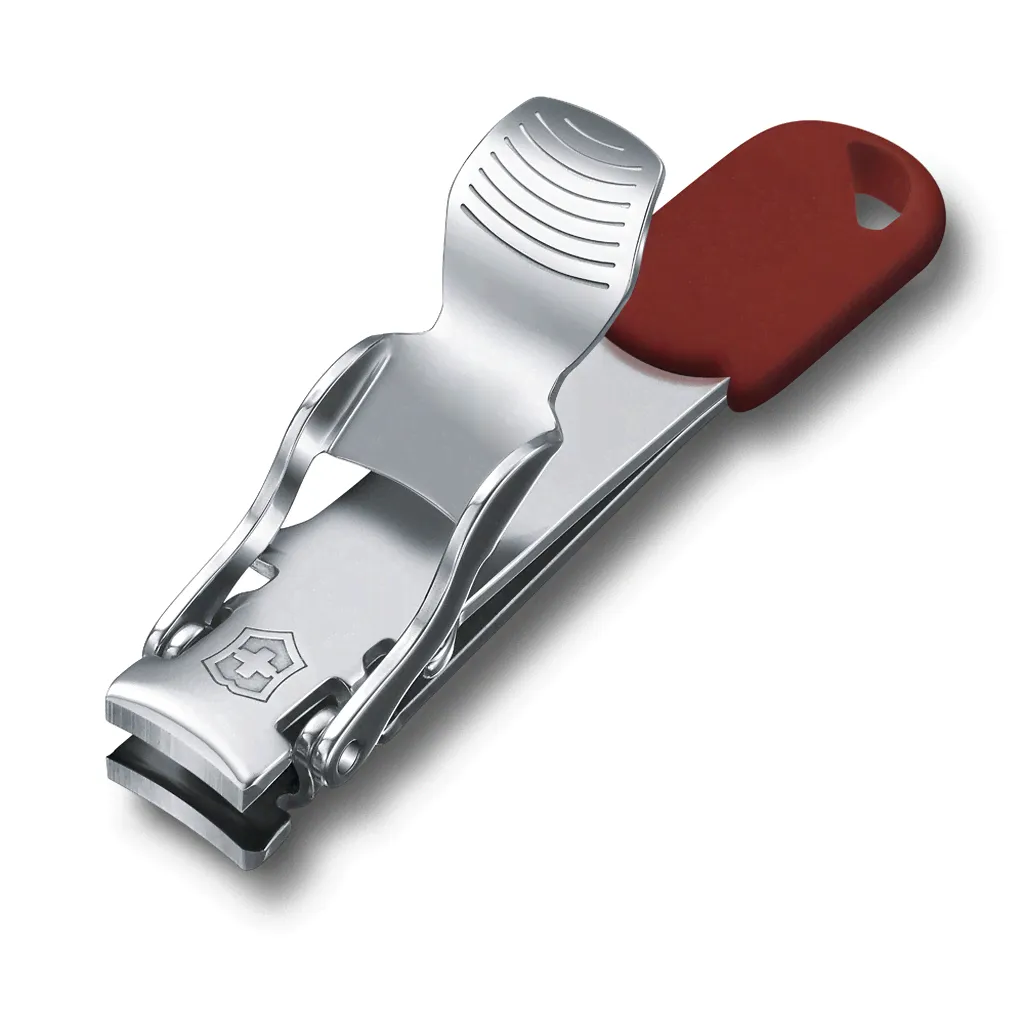 Книпсер для ногтей Victorinox 8.2050.B1 с отверстием для шнурка, красный, нержавеющая сталь, кусачки, щипцы.-0