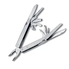 Мультитул Victorinox SwissTool, сталь X50CrMoV15, рукоять нержавеющая сталь, в чехле