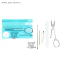 Швейцарская карта Victorinox SwissCard Nailcare (0.7240.T21) 10 функций полупрозрачный