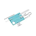 Мультитул швейцарская карточка Victorinox SwissCard Nailcare 0.7240.T21, голубой