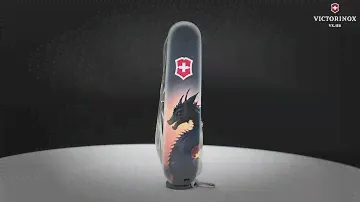 Складаний ніж Victorinox CLIMBER ZODIAC Дракон в променях сонця 1.3703.3.Z3270p Victorinox_Ukraine