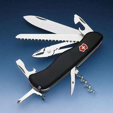 Victorinox Cолдатский нож с фиксатором лезвия ATLAS черный 0.9033.3