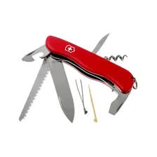 Нож Victorinox Trailmaster, 111 мм, 12 функций, с фиксатором лезвия, красный