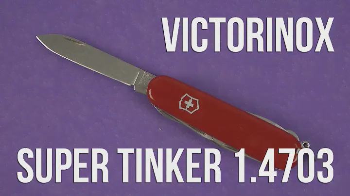 Распаковка Victorinox Super Tinker 1.4703