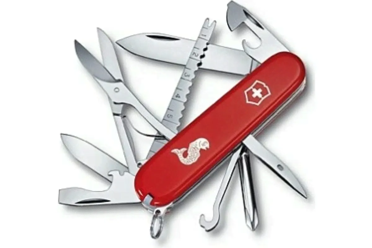 Нож Victorinox FISHERMAN красный