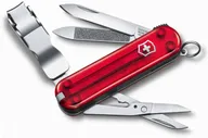 Нож перочинный Victorinox Nail Clip (0.6463.T) 65мм 8функций красный полупрозрачный
