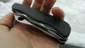 Накладки на нож Victorinox 111 мм из карбона