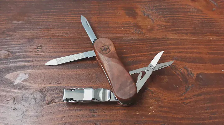 Victorinox Nail Clip 580 wood test/review. Best manicure multitool?
