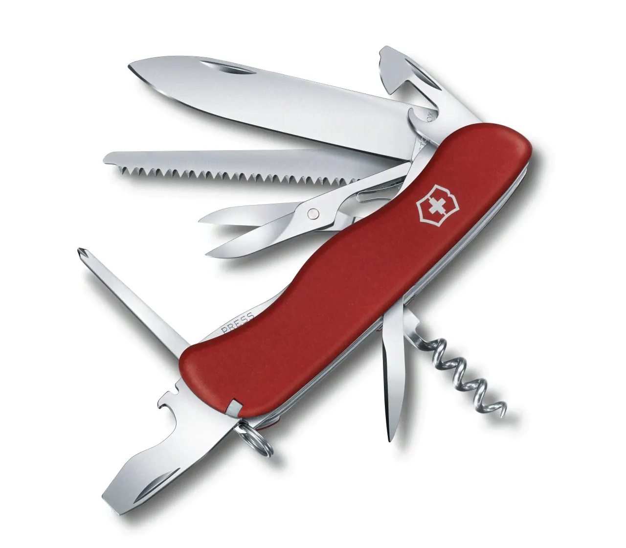 Мультитул Victorinox Outrider 0.8513, сталь X50CrMoV15, рукоять нейлон, красный-1