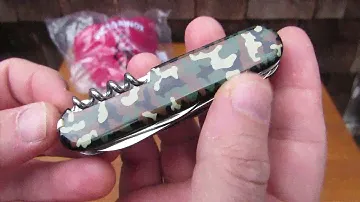 Victorinox Swiss Army Knife Hat and Camo Climber first look.   Surprise gift from friend