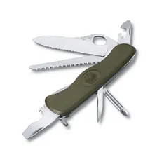 Нож Victorinox модель 0.8461. MW4DE Оливковый 12C27 SANDVIK