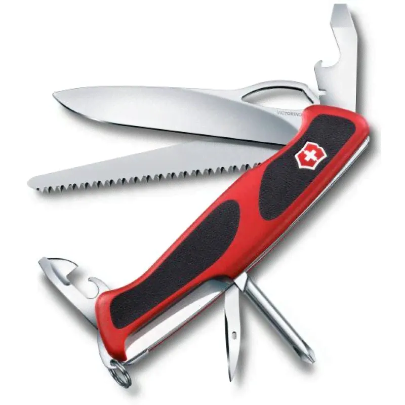 Нож многофункциональный Victorinox 0.9563.MC RangerGrip 79 черно-красный-0