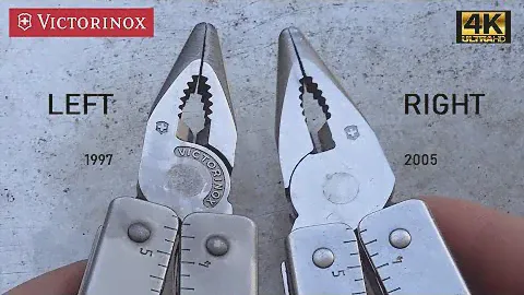 Victorinox Swisstool plier head change / difference *4K Ultra HD*