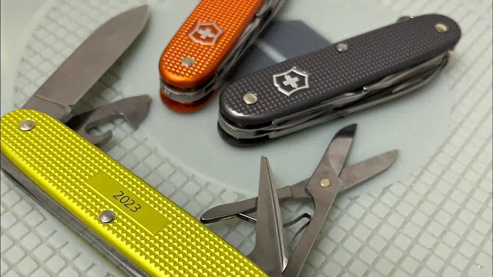 2023 Limited Edition Victorinox Pioneer X ALOX electric yellow. LE pocket knife EDC Swiss Army knife