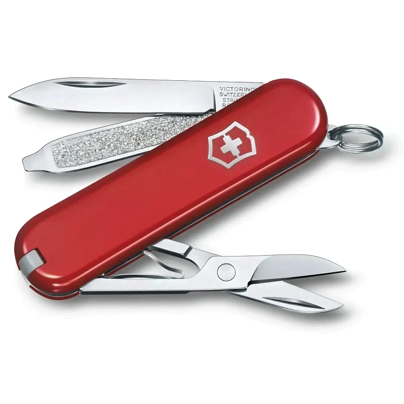 Нож VICTORINOX Classic Style Icon многофункциональный красный